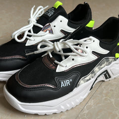 Men's Chunky Lace-up Sneakers Shock Absorbing Athletic Dad Shoes