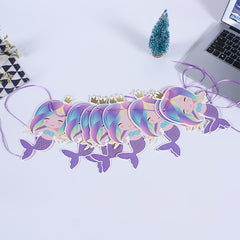 Mermaid Party Banners for Girls' Birthday and Baby Showers