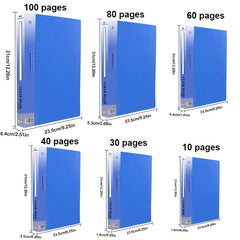 A4 Thickened Document Loose Leaf Folder Student Organizer