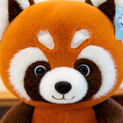 JACKCAT Video Game Raccoon Plush Soft Stuffed Animal Brown