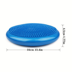 Inflatable Balance Pad for Yoga & Fitness, Portable Wobble Cushion