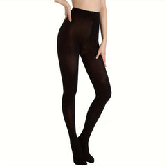 Opaque Slim High Waist Pantyhose Women's Stockings
