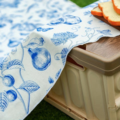 Portable Flower & Bird Printed Mat for Camping & Picnic