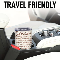 20oz Custom Insulated Travel Mug - Durable Reusable - Personalized Name