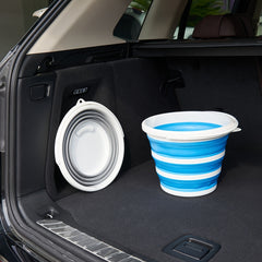 Plastic Foldable Bucket Home Water Bucket Camping Fishing Large Capacity
