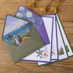 16pcs Writing Stationary Paper Set with Decorative Envelopes
