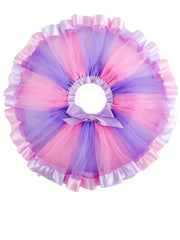 7pc Girls Dress Up Costume Set Rainbow Wings Crown Wand Accessories