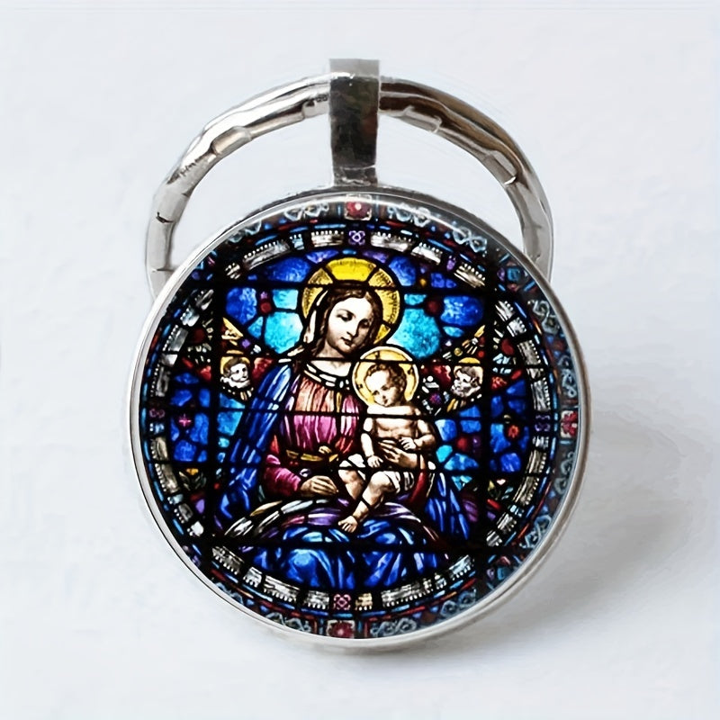 Retro Bag's Keychain Mother Child Keychain Jewelry For Bag Wallet Charm