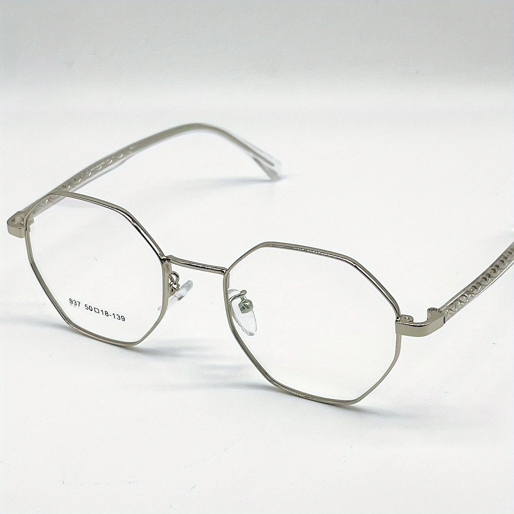 Irregular Metal Frame Glasses Anti-light for Men Student