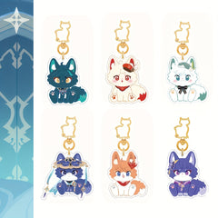 Acrylic Anime Star Keychain Decoration