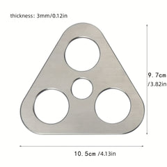 Durable Stainless Steel Campfire Triangle for Outdoor Cooking