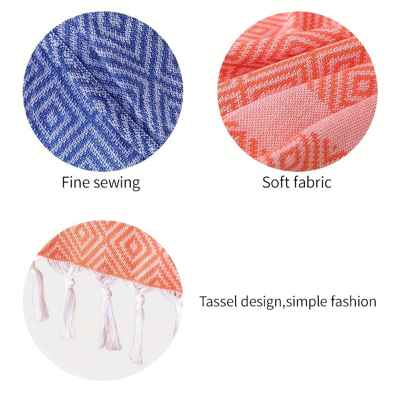 Cotton Oversized Beach Towel Quick Drying Absorbent Travel Bath Towel
