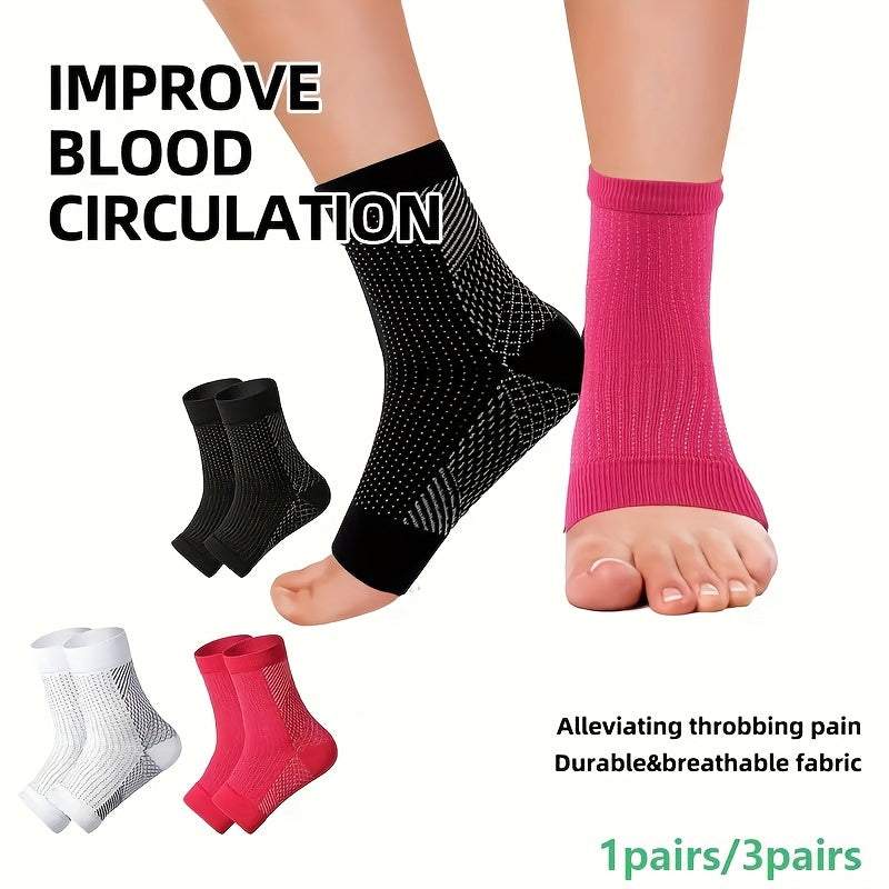 Toeless Short Socks Ankle Brace Foot Sleeve Women's Stocking