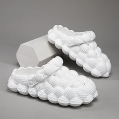 Men's Massage Bubble Slides Non-Slip Spa Slippers