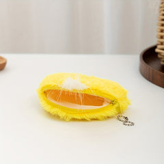 Cartoon Chick Plush Bag Coin Purse Wallet
