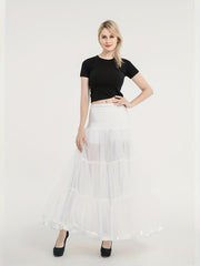 Vintage Pleated High Waist Skirt
