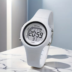 Large Digital Watch with Alarm Timer Multifunctional Luminous Stylish