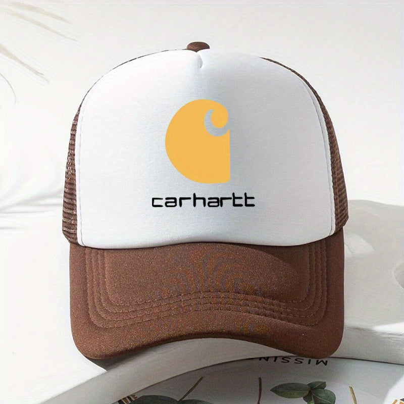 Unisex Mesh Sunshade Baseball Cap with Embroidery