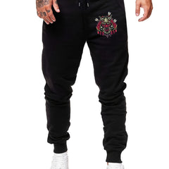 Ghost Samurai Comfy Drawstring Joggers Breathable Loose Fit Pants