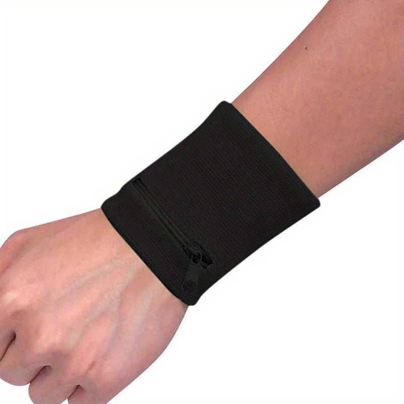 Kids Wrist Pouch Sport Gym Basketball Running Sweatbands Wrist Wrap Wallet