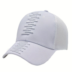 Adjustable Mesh Baseball Cap Outdoor Sun Visor