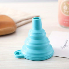 1pc 3pcs Portable Silicone Funnels For Kitchen And Wine Laboratory