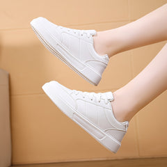 Women's Lace up Casual Non slip Low Skate Shoes
