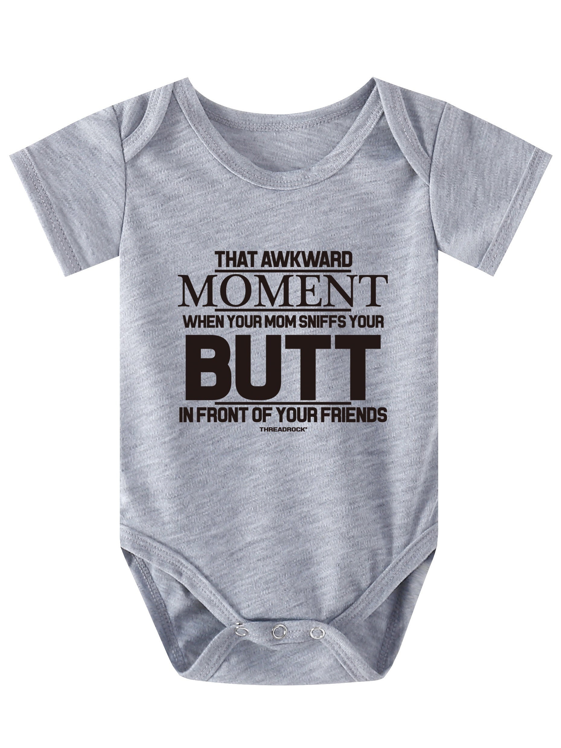 Baby Boys Casual That Awkward Short Sleeve Onesie Clothes