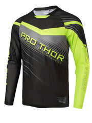 Men's Cycling Jersey Quick Dry Long Sleeve Shirt