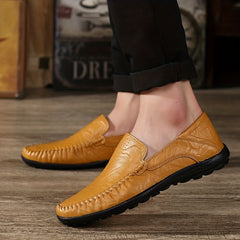 Men's Moc Toe Loafer Shoes Non slip Slip On Shoes Spring And Summer