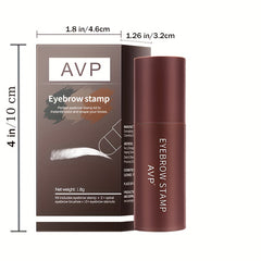 Waterproof Eyebrow Styling Kit Long Lasting Stamp Stick Stencil Brushes