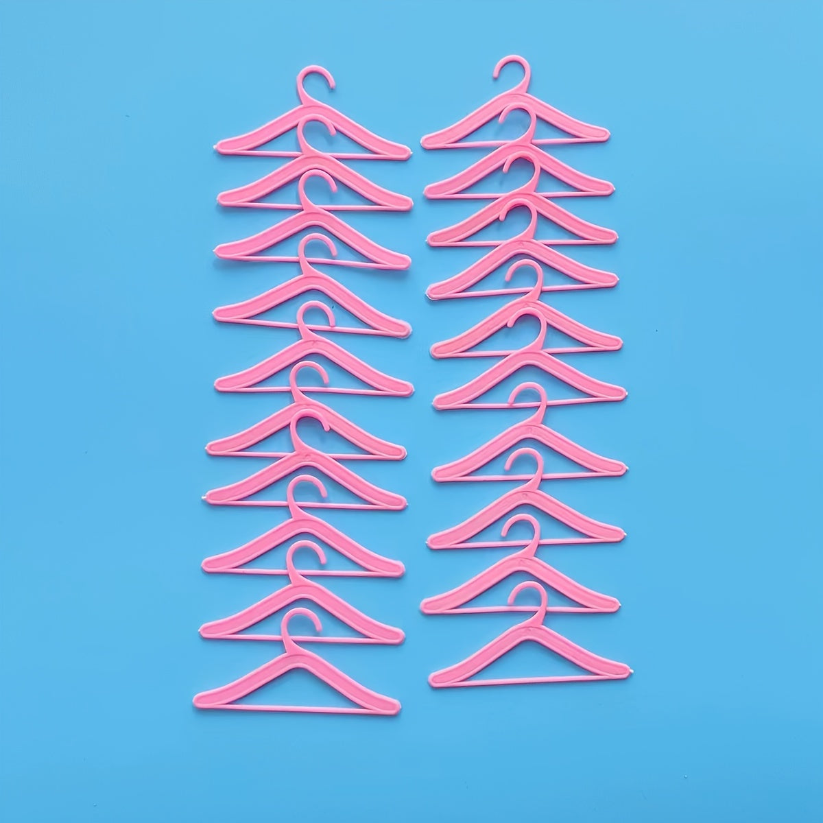 20pcs Plastic Kids Doll Accessory Mini Hanger For 1 6 Dolls Toy Gift