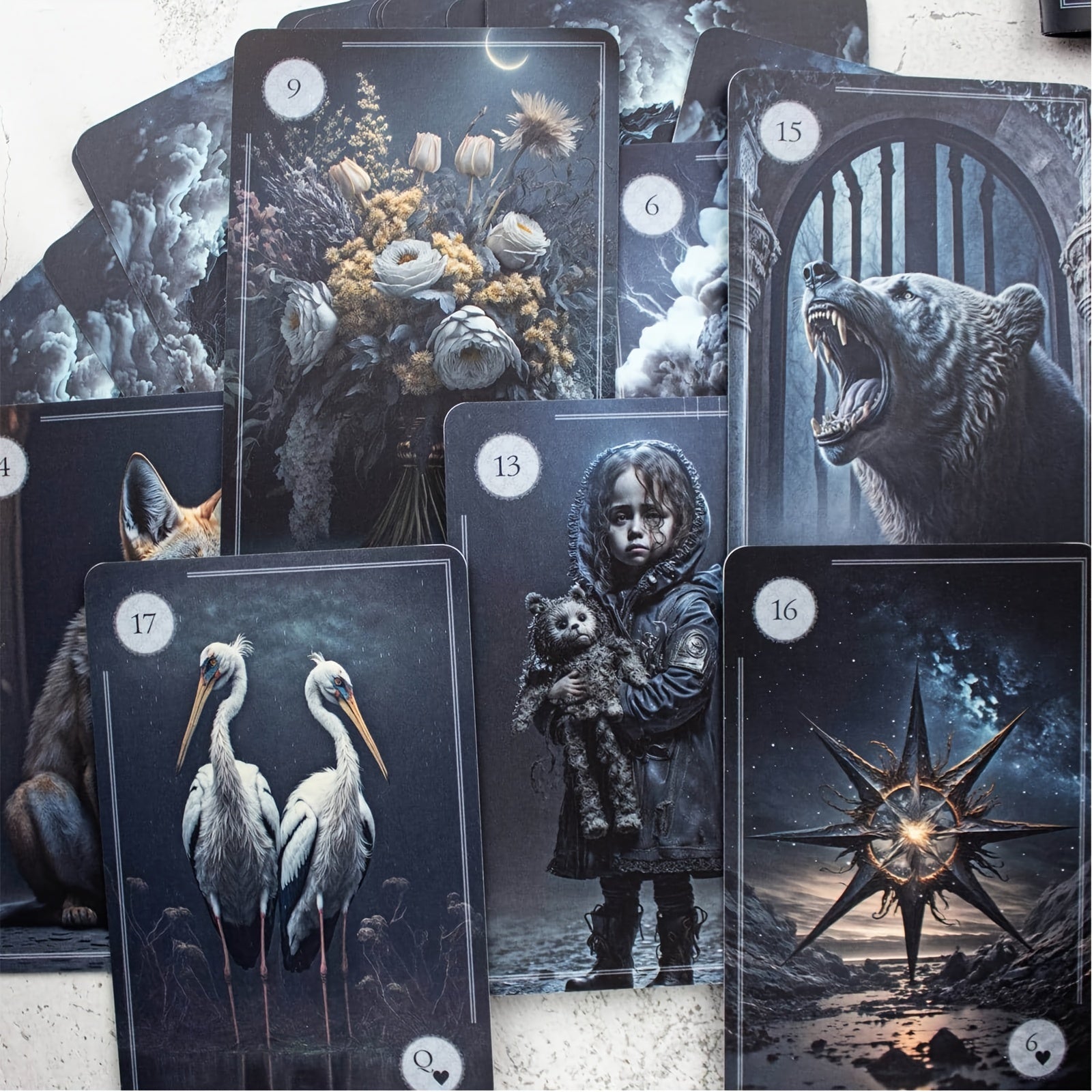 Moonlight Night Oracle Deck Card Game