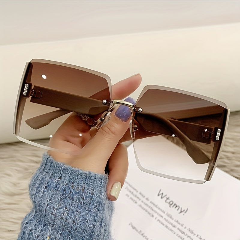 Square Sunglasses Casual Gradient Glasses UV400