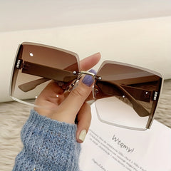 Square Sunglasses Casual Gradient Glasses UV400