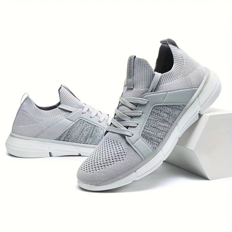 Men's Breathable Running Sneakers Shock Absorption Shoes