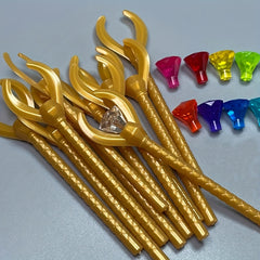 20pcs Magic Scepter Gemstone Building Blocks DIY Play Toy Gift