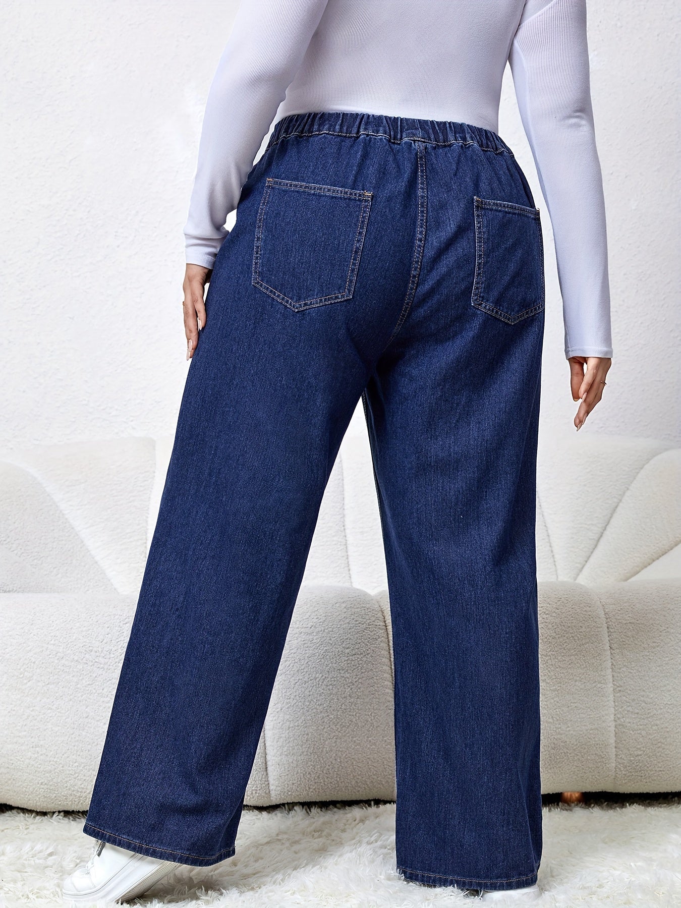 Women's High Rise Wide Leg Jeans