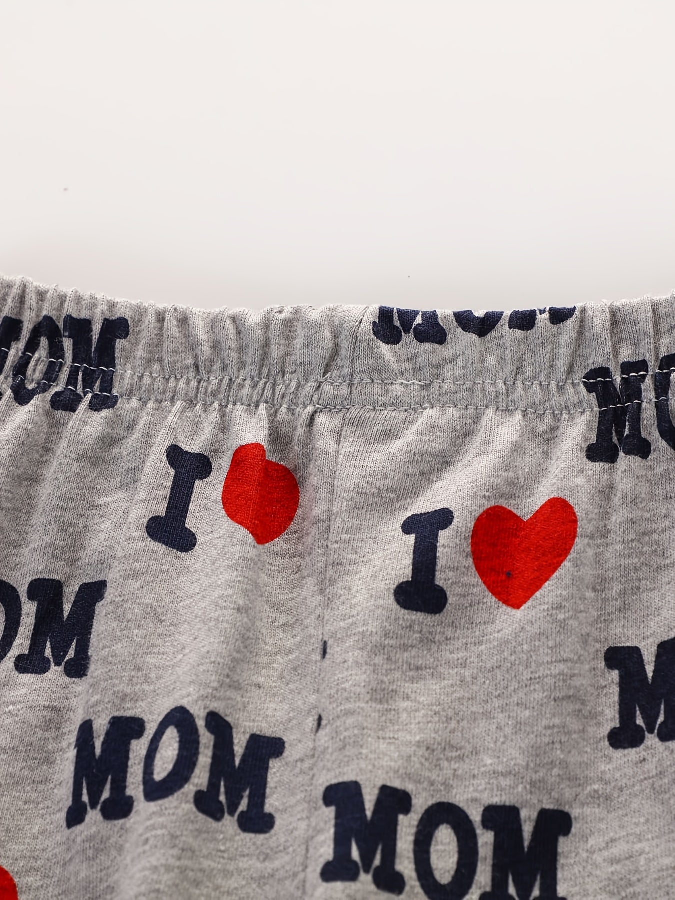 Toddler Boys Pajamas Set I Love Dad I Love Mom