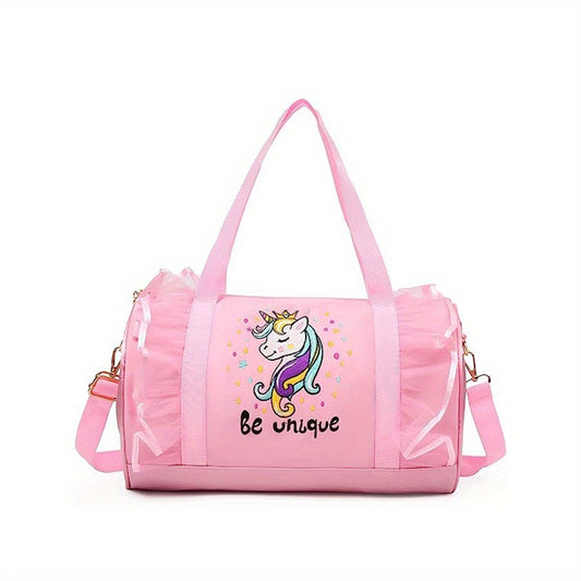Girls Ballet Dance Duffel Shoes Dancewear Handbag Tote Bag