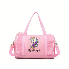 Girls Ballet Dance Duffel Shoes Dancewear Handbag Tote Bag