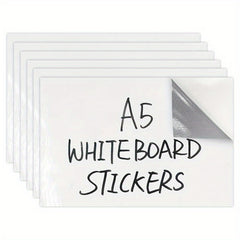 6pcs Dry Erase Whiteboard Stickers A5 Size