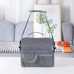 Insulated Lunch Bag Large Capacity Thermal Picnic Cooler Tote