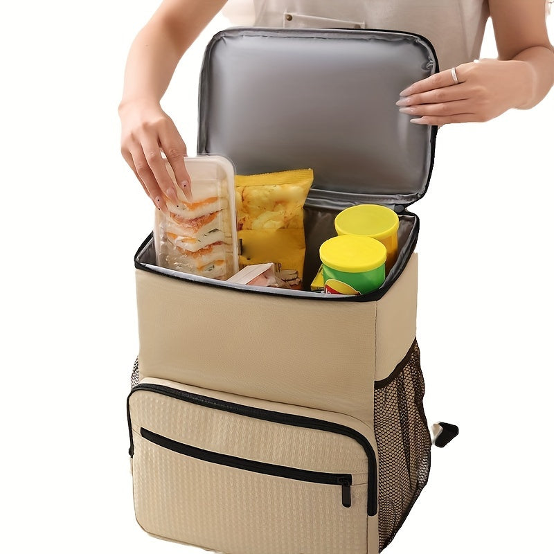 Large Insulated Cooler Backpack - Stylish & Durable Picnic Bag