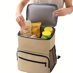 Large Insulated Cooler Backpack - Stylish & Durable Picnic Bag