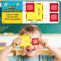 38pcs Magnetic Building Blocks Set for Kids with Iron Box