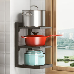 Adjustable Pot Lid Rack Cookware Holders Organizer