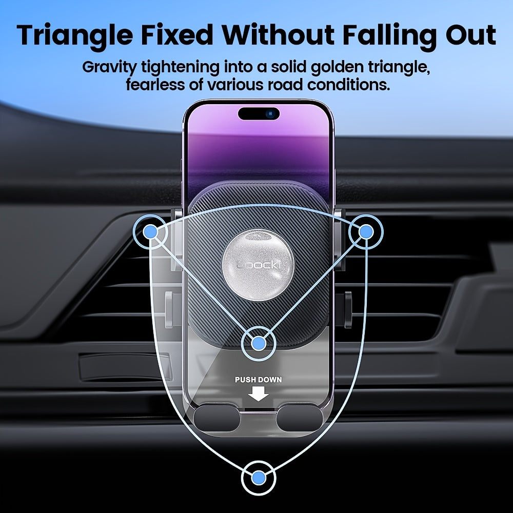 3D Foldable Gravity Car Phone Holder Vent Clip For Smart Phones
