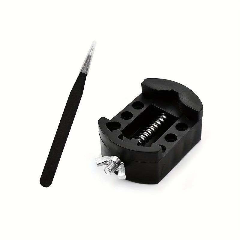 12pcs Watch Repair Kit Screwdriver Wrench Case Opener Holder
