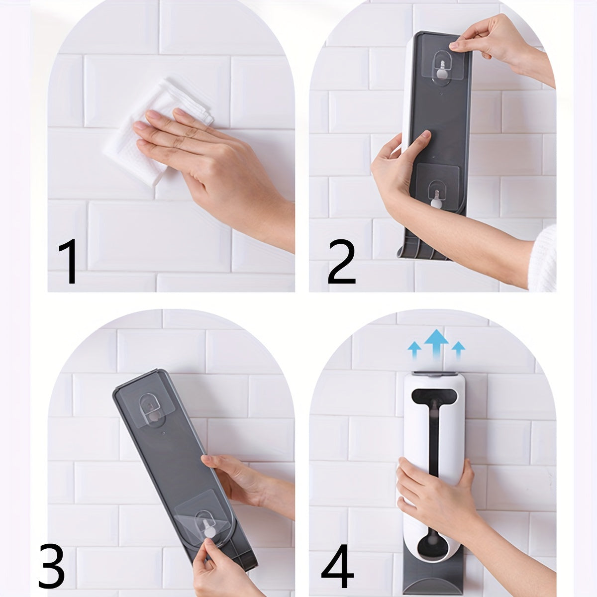 Wall Mounted Garbage Bag Storage Box Organizer